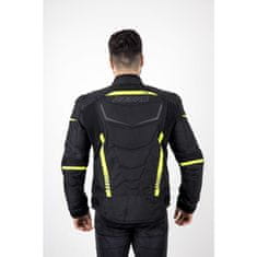 Ozone Bunda na motorku Pulse černo-fluo žlutá Velikost: 4XL