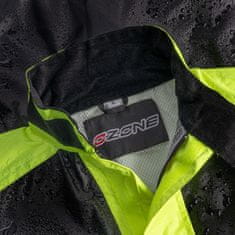 Ozone Kombinéza do deště OZ-141 černo-fluo žlutá Velikost: 5XL