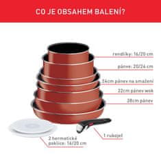 Tefal sada nádobí 10ks Ingenio Easy Cook & Clean L1529402 - rozbaleno