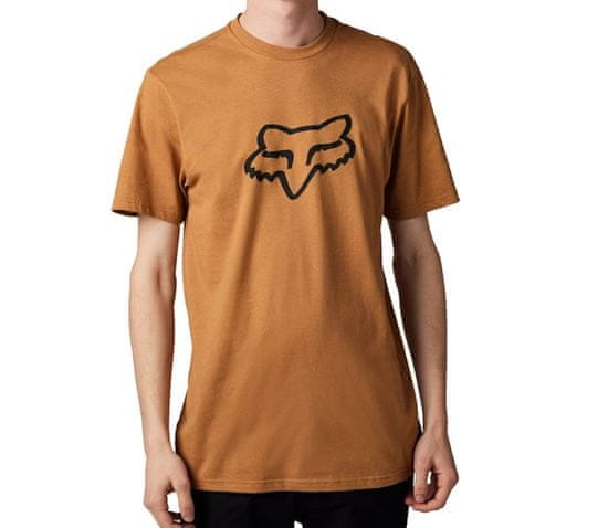 Fox Tričko Legacy Head Ss Tee - Cognac