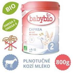 Babybio CAPREA 2 plnotučné kozí kojenecké bio mléko 800 g