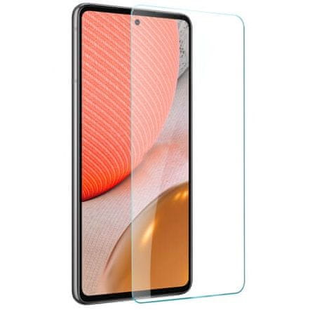 IZMAEL Ochranné sklo HARD Glass 2.5D pro Samsung Galaxy A73 - Transparentní KP18239