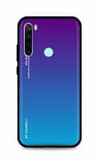 TopQ Kryt LUXURY Xiaomi Redmi Note 8 pevný duhový purpurový 93528