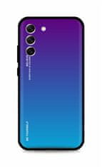 TopQ Kryt LUXURY Samsung S22 Plus pevný duhový purpurový 93458