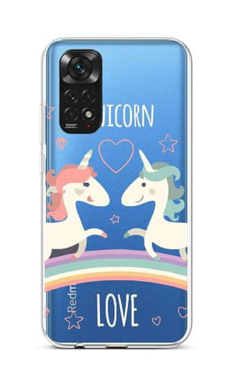 TopQ Kryt Xiaomi Redmi Note 11 silikon Unicorn Love 67324