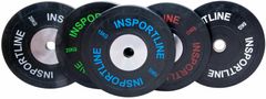 inSPORTline Gumový kotouč Bumper Plate 15 kg 50 mm