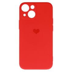 Vennus Kryt Vennus Heart Silicone pro Apple iPhone 14 Plus , design 1 , barva červená