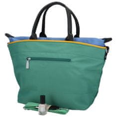Coveri WORLD Lehká dámská pohodová taška do ruky Olympe, zelená