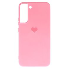 Vennus Kryt Vennus Heart Silicone pro Samsung Galaxy S22 Plus , design 1 , barva růžová