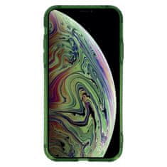 MobilPouzdra.cz Kryt Crystal 2mm pro Apple iPhone X/XS , barva čirá , barva zelená