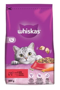 Whiskas Dry s hovězím 300g