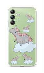 TopQ Kryt Samsung A14 5G Grey Unicorns 93001