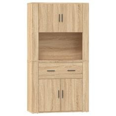 Vidaxl Skříň highboard dub sonoma kompozitní dřevo