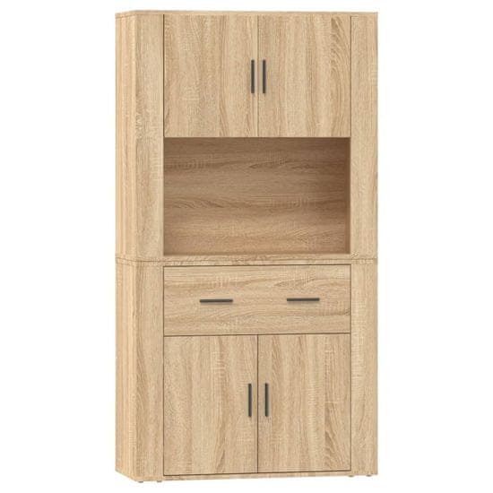 Vidaxl Skříň highboard dub sonoma kompozitní dřevo