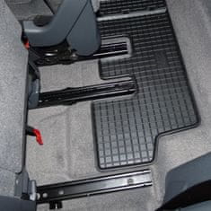 Rigum Autokoberce gumové přesné s nízkým okrajem - Toyota Proace II (2016-2023) druhá řada sedadel 6-sedadel