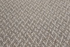 Vopi AKCE: 80x80 cm Metrážový koberec Toledo béžové - neúčtujeme odřezky z role! (Rozměr metrážního produktu Kruh s obšitím)