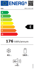 ECG chladnička ERD 21431 WE + prodloužená záruka na 5 let