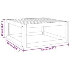 Vidaxl Konferenční stolek 68 x 68 x 29 cm masivní akáciové dřevo