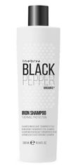 Inebrya Black Pepper Iron thermal protection shampoo 300ml organic šampon na narušené vlasy