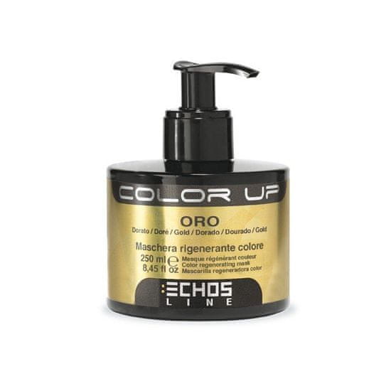 Echosline Color Up Gold 250ml barevná maska na vlasy zlatá