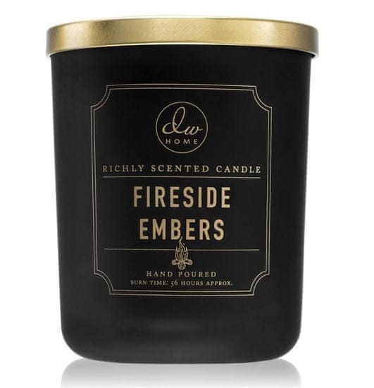 DW home RS Candle Fireside Embers 255g svíčka s vůní dřeva, kadidla a koňaku