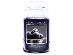 Village Candle Sugar Plum 602g vonná svíčka ve skle Sladká švestka