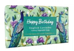 The English Soap Company tuhé mýdlo Happy Birthday Lavender 190g