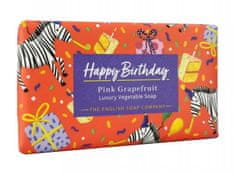 The English Soap Company tuhé mýdlo Happy Birthday Pink grapefruit 190g