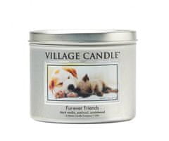 Village Candle Forever frends 262g svíčka s vůní vanilky, pačuli a santalového dřeva