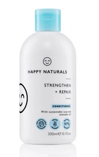 Happy Naturals Strenghthen + Repair conditioner 300ml kondicioner pro posílení a obnovu vlasů