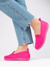Amiatex Zajímavé růžové tenisky dámské bez podpatku + Ponožky Gatta Calzino Strech, odstíny růžové, 37