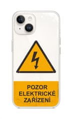 TopQ Kryt iPhone 14 Pozor elektrické zařízení 92594