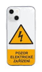 TopQ Kryt iPhone 13 Pozor elektrické zařízení 92538