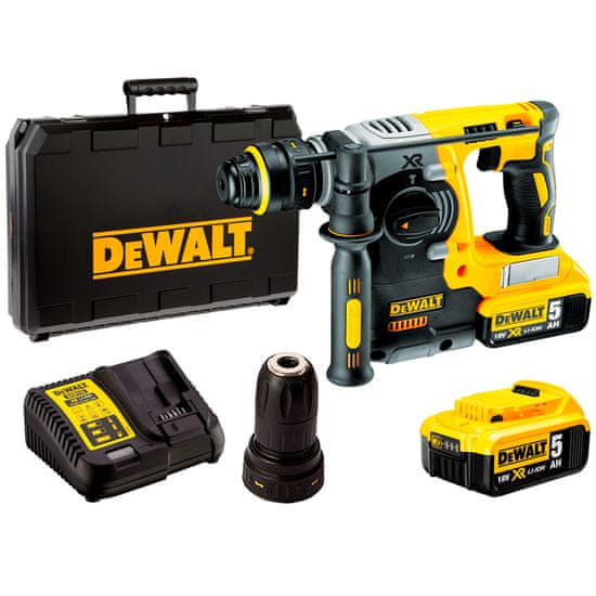 DeWalt Vrtací kladivo DCH274P2 18V SDS + 2.1J 2x5Ah