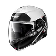 Nolan Moto helma N100-5 Plus Distinctive N-Com P/J Barva Glossy Black-Fluo, Velikost XS (55)