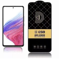 IZMAEL Diamond antistatické temperované sklo pro Samsung Galaxy A53 5G - Černá KP24203