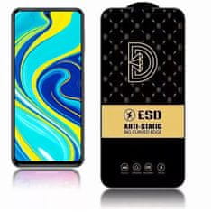 IZMAEL Diamond antistatické temperované sklo pro Xiaomi Redmi Note 9S - Černá KP24204