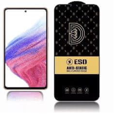 IZMAEL Diamond antistatické temperované sklo pro Samsung Galaxy A53 5G - Černá KP24209