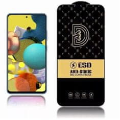 IZMAEL Diamond antistatické temperované sklo pro Samsung Galaxy A51 - Černá KP24210