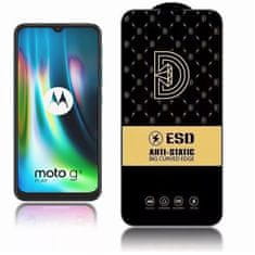 IZMAEL Diamond antistatické temperované sklo pro Motorola Moto G9 Play - Černá KP24217