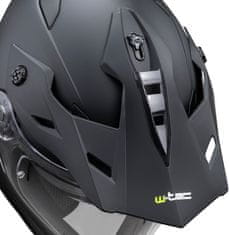 W-TEC Moto přilba V331 PR (Velikost: XS (53-54), Barva: Matt Black)