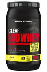 Body Attack Clear Iso Whey 900g, syrovátkový proteinový izolát CFM, Sweet Apple