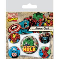 Grooters Sada placek Avengers - Comic Characters