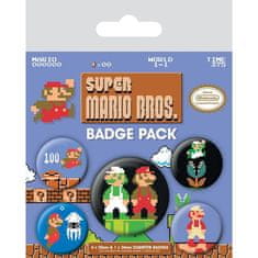 Grooters Super Mario Bros. Sada placek Super Mario - Retro