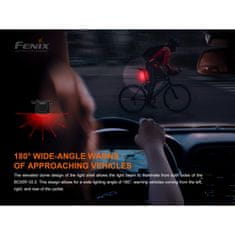 Fenix Světlo BC05R V2.0 - zadní, 15 lm, integrovaný akumulátor 400 mAh, černá