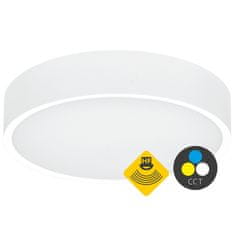 Ecolite Ecolite LED stropní svítidlo HF pohybový senzor 15W CCT 1650lm IP65 bílá WMAT300/HF-15W/BI