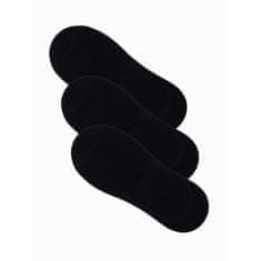 OMBRE Pánské ponožky LEESA černé 3-pack MDN20883 Univerzální