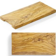 shumee Obdélníková servírovací deska z olivového dřeva 300 x 150 x 18 mm - Hendi 505175