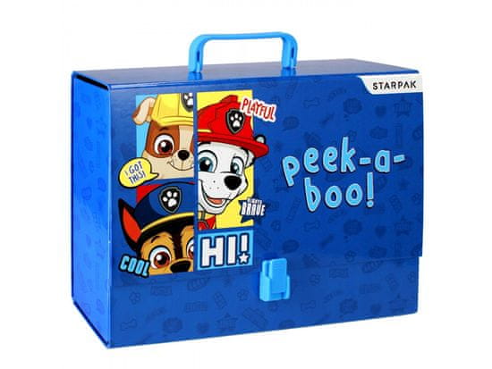 sarcia.eu Aktovka Paw Patrol Chase Marshall Rubble Blue A4 32x24x9cm