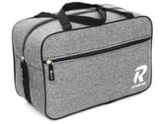 TopKing Cestovní taška RYANAIR 40 x 20 x 25 cm, šedá/černá